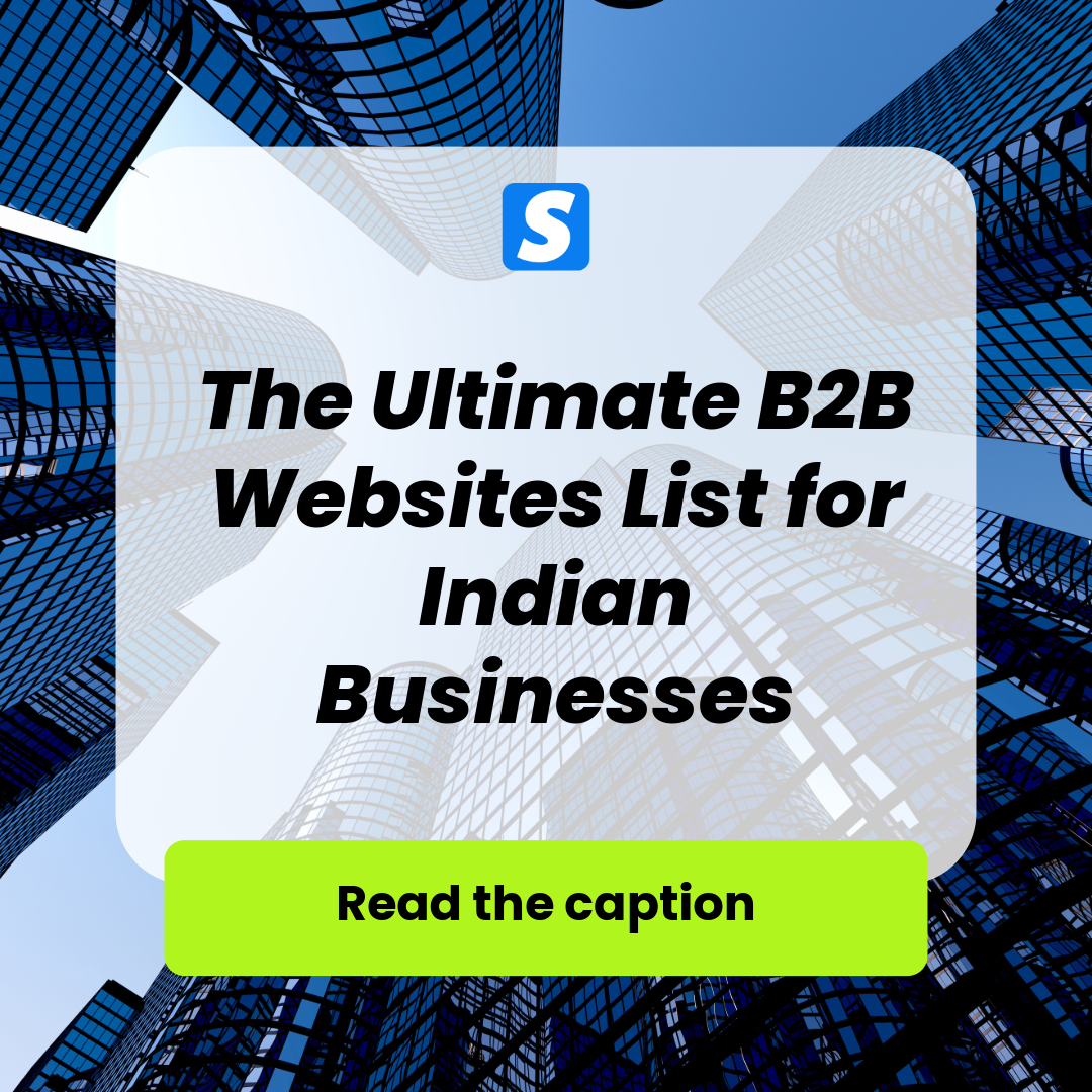 The Ultimate B2B Websites List for Indian Businesses