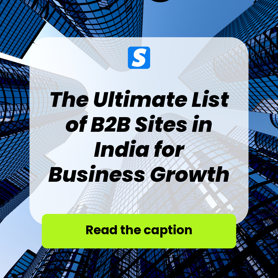 The Ultimate List of B2B Sites in India for Business Growth